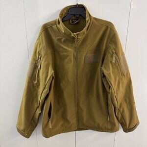 Condor Phantom Jacket Mens XL Coyote Full Zip Tactical Soft Shell Fleece Lined